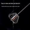 Semi-Automatic Handheld Egg Beater & Milk Frother - Stainless Steel Whisk & Cream Mixer