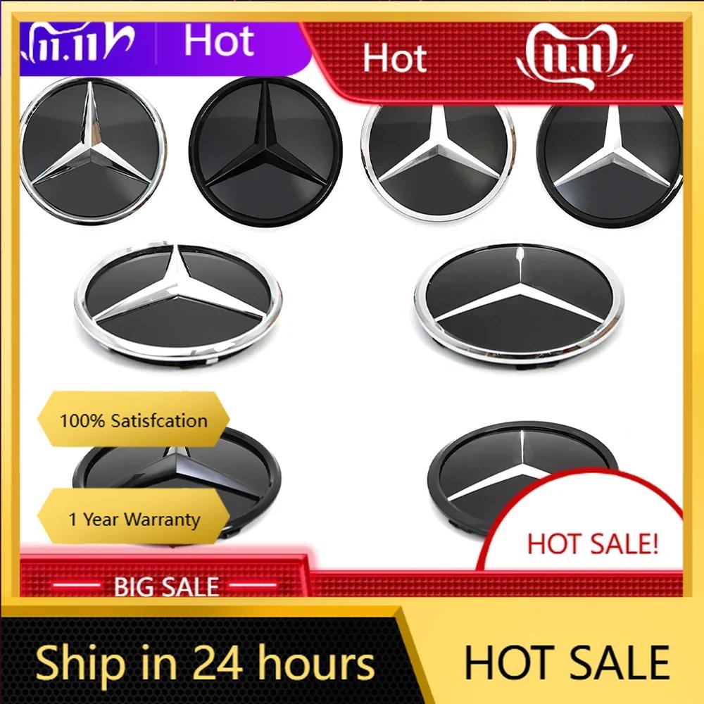 XCCWN1 New C200 E200  For Mercedes Benz For Mercedes Benz Silver And Black Front Grill Newest 3D Style Emblems W176 W246 W205 W212 W207