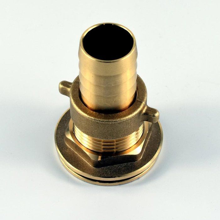 Raccord de Cuve en Laiton 1 Pouce avec Embout 25mm pour Récupérateur d'Eau