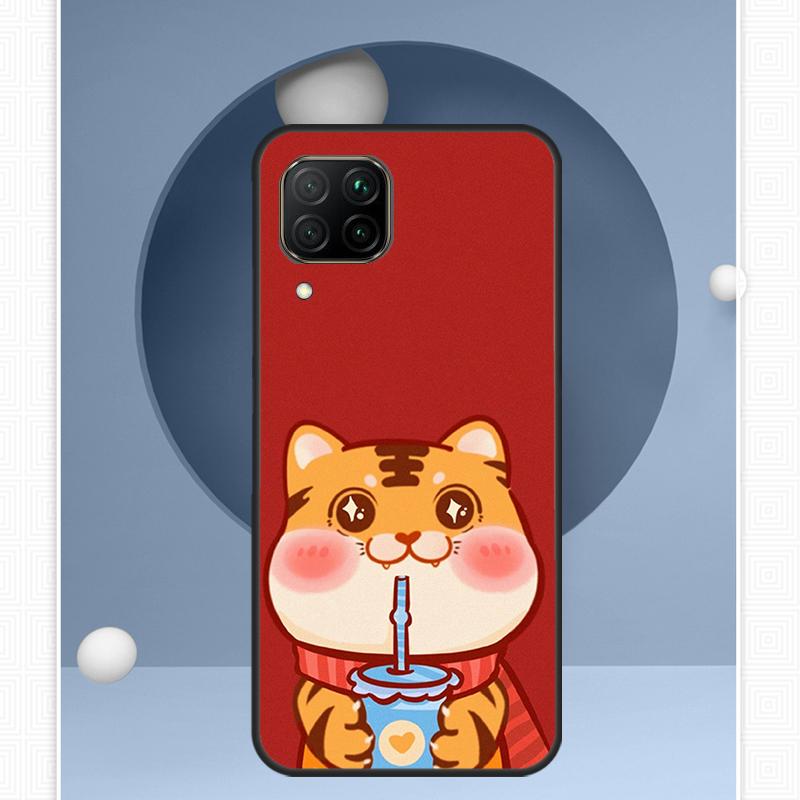 Funny Cartoon Tiger For Huawei Nova 12i 12s 11i 8i Y91 Y60 Y70 Y72 Y90 Y61 9 10 SE P20 P40 Lite P30 P60 Pro Case