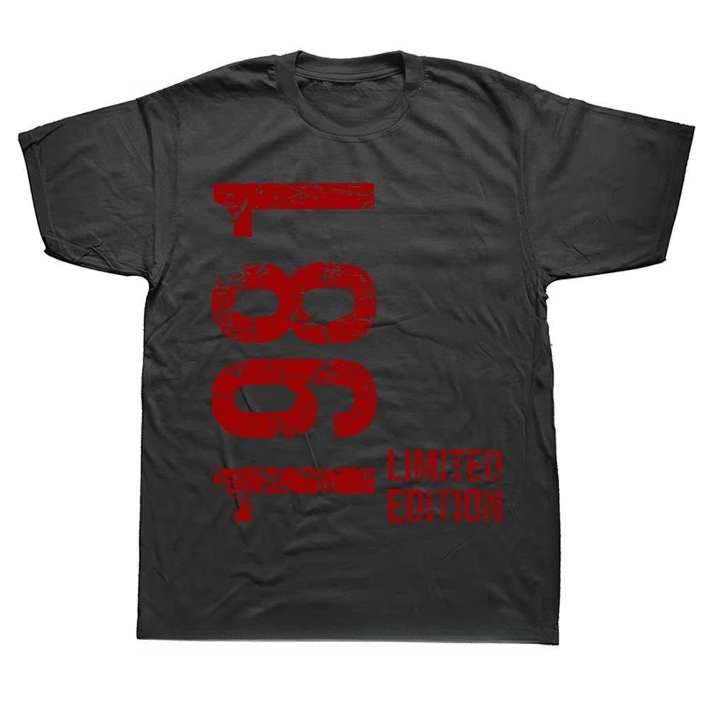 2026 45th Birthday 45 Years Unisex Women Retro Vintage 1981 Gift Tee Tops Round Neck Fashion Tshirt Casual Basic Tshirts Summer