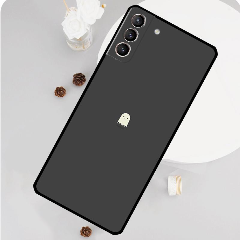 Cute Halloween Ghost Bat Phone Case For Samsung Galaxy S26 S23 Ultra S20 S21 S22 S24 S25 Plus S10 S25 FE Funda Cover