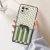 Cartoon Grid Cat Funda Phone Cover Case for Xiaomi Mi 12 12T Pro 13 Lite 14 15 Pro 12X 11 11T 10T