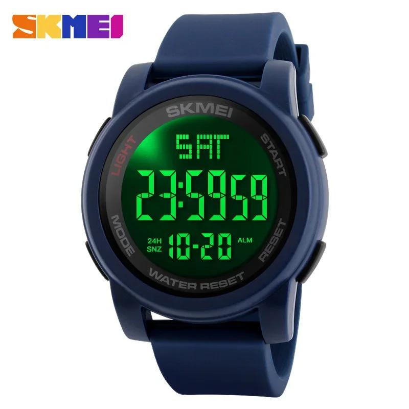 Skmei Multifunction Digital Watch Reloj Hombre Sport Watch Men Alarm Clock 5Bar Waterproof Watches 1257