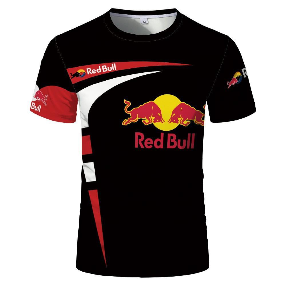 Red Bull 2026  Racing Team 3D Print T-Shirt Men Summer Short Sleeve Formula 1 Motorsport Sports Tee Casual Streetwear Top 4XL