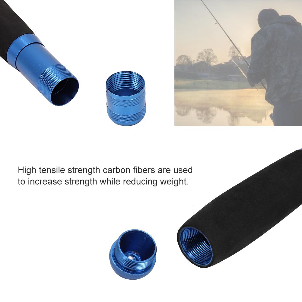 Multi Function Aluminium Alloy Fishing EVA Rod Handle Grip for DIY Rods Change(Blue)