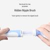 Multifunctional Silicone Bottle and Cup Cleaning Brush with Long Handle