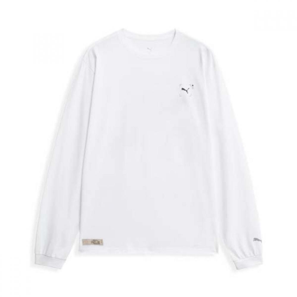 PuMa Men S Long Sleeve Running SweatShirt Run Club M lSt 01 PUMA White/XXL(110)