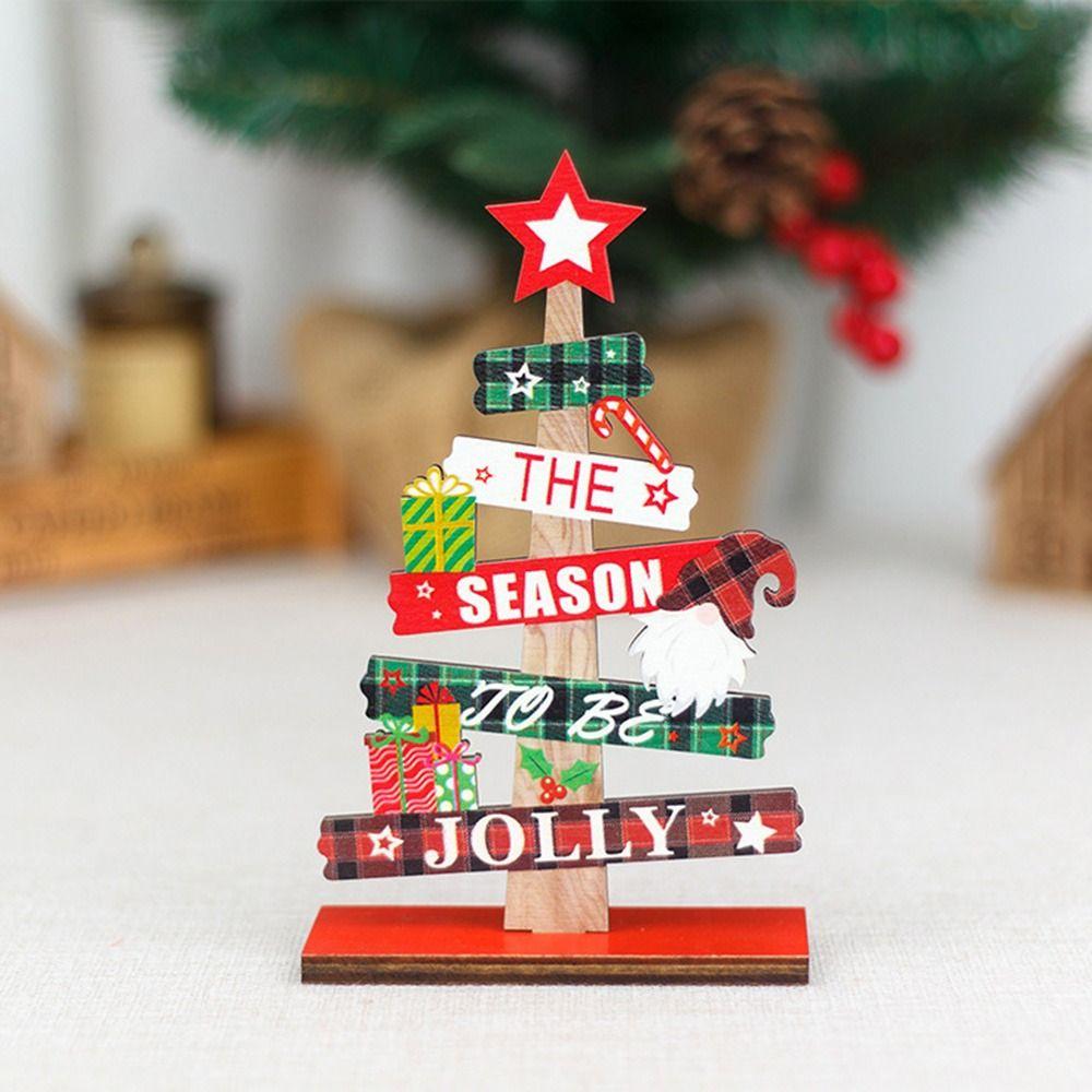 DIY Gift Crafts Christmas Tree Ornament Desktop Ornaments Christmas Decoration Desktop Decor