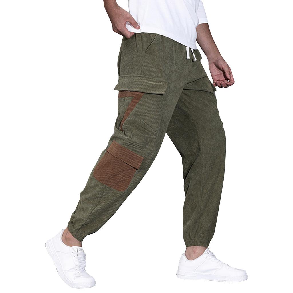 Casual Sports Pants Men's Loose Long Panel Fitness Running Training Pants