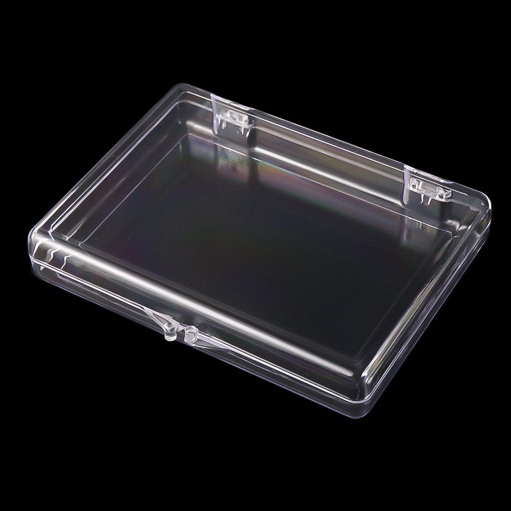 Board Transparent Square Flip Box Nail Storage Box Nail Tips Display Container False Nail Organizer