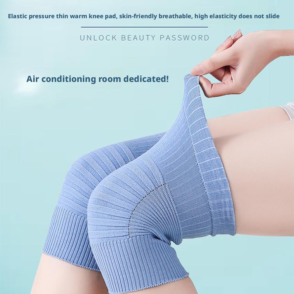 Elastic Cotton Knee Warmers For Women Men Breathable Leg Warmer Knee Brace Pad Leg Compression Sleeve For Cycling Running Sports