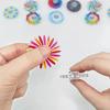 6-24 Pieces Mini Rainbow Fidget Spinner For Stress Relief, Party Bag Filler, Game For Home And Festivals