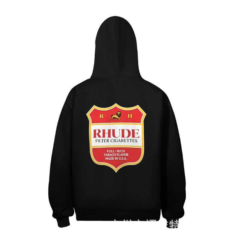 Sweat à capuche Vintage Américain Homme 2026FW Impression Lettres Décontracté Lâche Sweat-shirt Streetwear