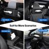 Upgraded Car Tissue Holder Premium PU Leather Tissue Box Cover Keep Tidy Backseat Rectangular Napkin Holder For Car Fits For 100-160 Regular Size