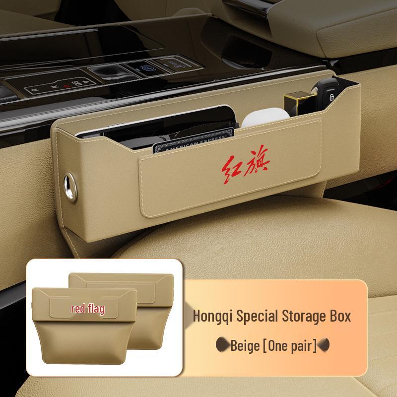 Compatible with Hongqi HS5/HS3/HS7/H5/H6/H7/H9 Car Seat Gap Storage Box