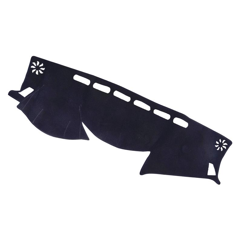 Car Dashmat Dashboard Cover Pad Protector LHD Fit for Nissan Navara D23 NP300 ST-X ST SL PRO-4X 2021 2022 2023 Black