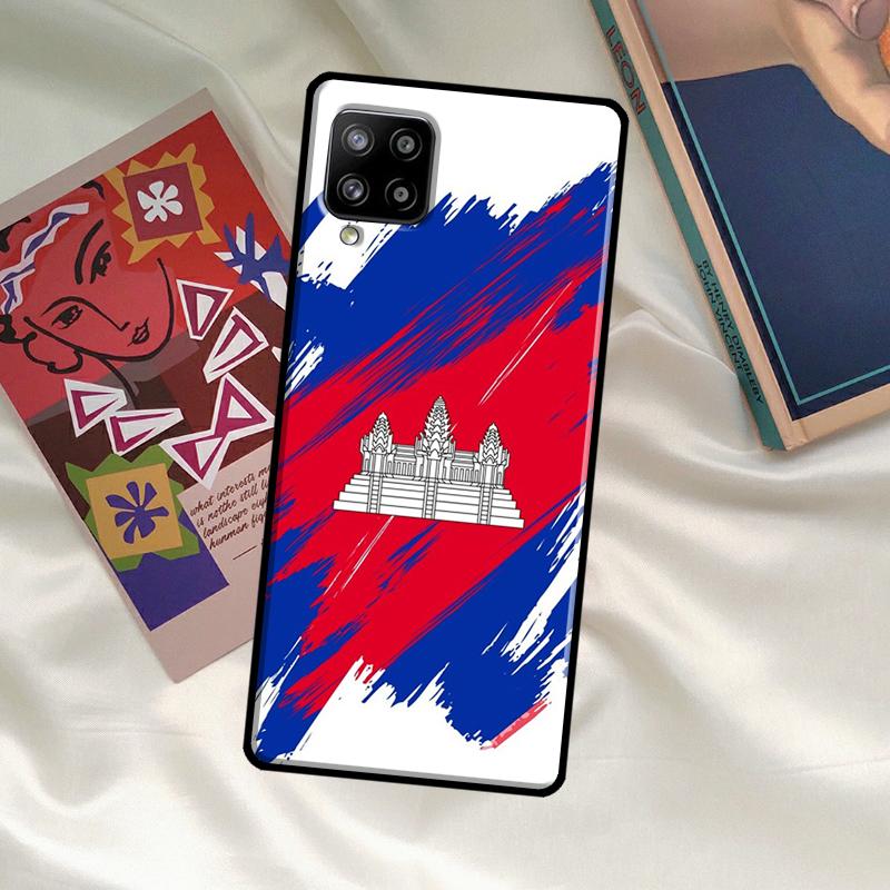 Cambodia Flag Case For Samsung Galaxy A52 A32 A12 A33 A06 A16 A26 A36 A56 A15 A53 A13 A34 A54 A14 A35 A55