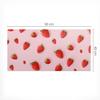 Durable Gaming Mat Strawberries On a Pastel Background 90x45 Cm