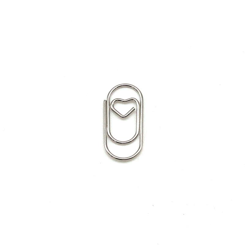 Creative Gold Heart-Shaped Metal Paperclips with Free Shipping