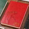 Wear-resistant 2026 Schedule Planner Notepad Pu Leather Office Work Planner  Stationery
