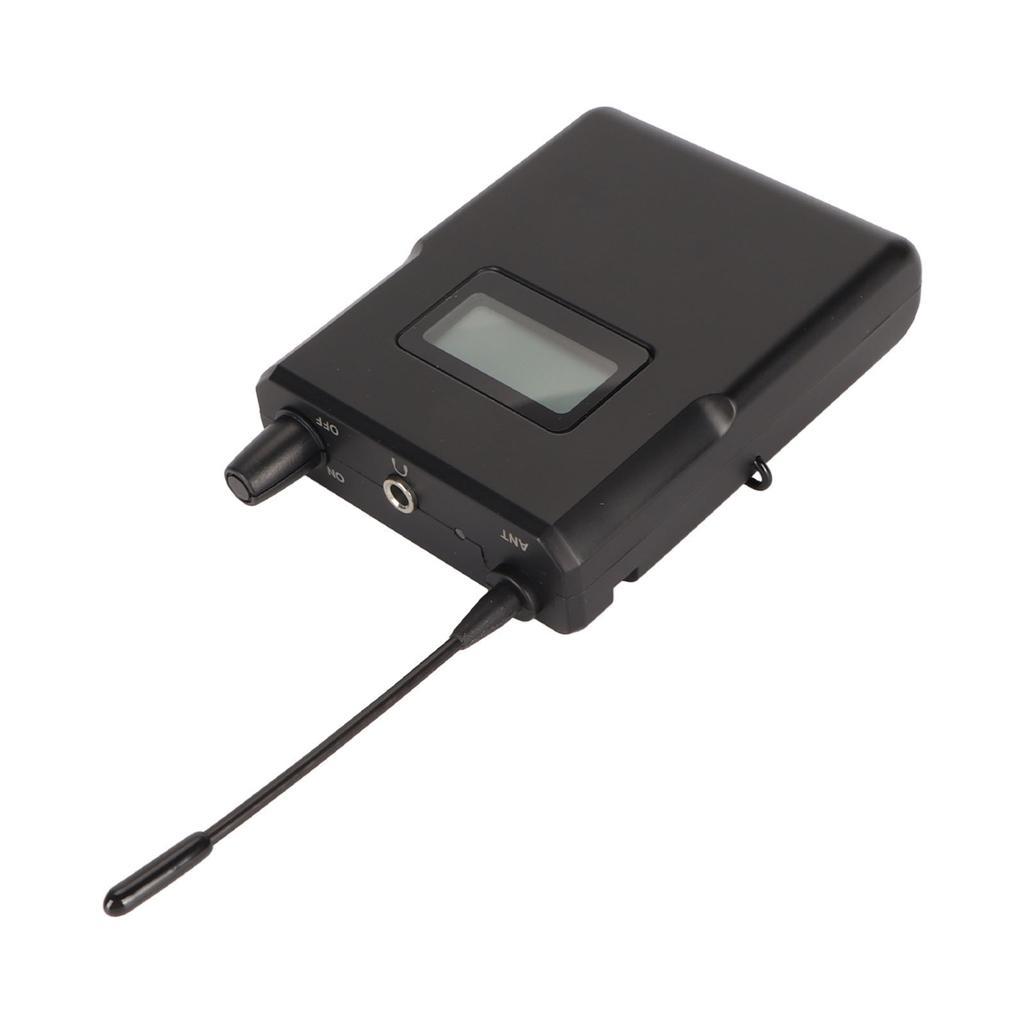 Bodypack Receiver 863 to 865MHz HiFi Sound Portable Earphone Monitor Receiver for Wireless Ear Monitoring System