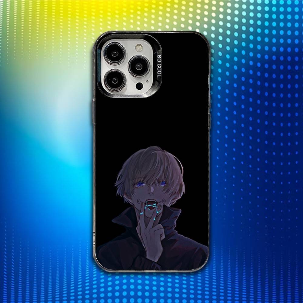 Anime T-Toge Inumaki Phone Case For iPhone 16,15,14,13,12,11,Mini,Pro,SE,MAX White Matte Shockproof Cover