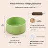 Non-Tip Ceramic Cat & Dog Bowl Set - Easy To Clean, Two-in-One Design