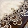 European Modern Fabric Lace Trim Hotel Restaurant Banquet Party Big Tablecloth Bedroom Balcony Small Round Table Cloth Tapete
