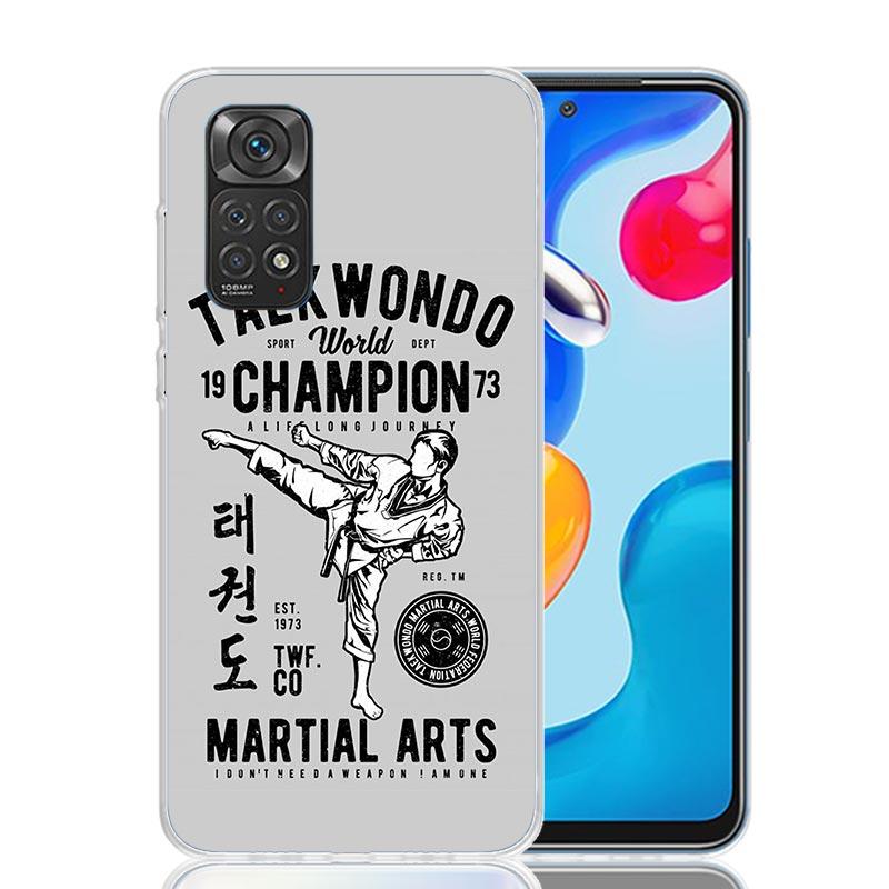 

Kungfu Taekwondo Phone Case For Xiaomi Redmi Note 15 14 13 12S 12 Pro Plus 11S 11E 11 11T 10S 10 Art Soft Pattern Cover Redmi No Redmi Note 10 4G