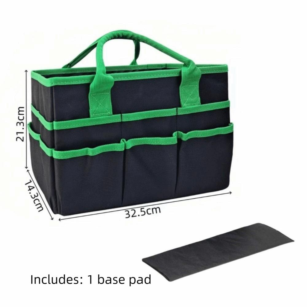Multiple Pockets Teacher Tote Bag 600D Nylon Fabric Craft Organizer Tote Bag Home Organization