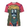 Rob Zombie 3D Print T-Shirts Rock Singer Streetwear Men Women Fashion Oversized Short Sleeve T Shirt Kids Tees Tops Man Clothing