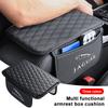 Leather Auto Consoles Car Armrest Cushion with Storage Styling For XF XE XJ XJ8 X351 F Pace X Type F Type Necklace Tijera Ropa Llavero