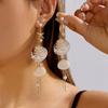 Drop Design Starfish Shell Earrings Bohemian Style Drop Earrings  Summer Season