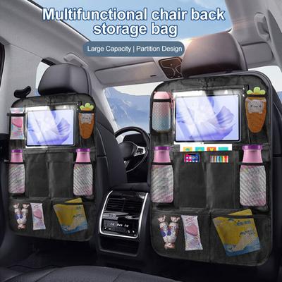 Car Large Capacity Backseat Organizer Multi Pockets Kids Snacks Toys Car Seat Back Storage