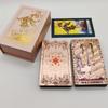 Fantastique 80 Cartes de Tarot Feuille d'Argent Qualité PVC Imperméable Avec Boîte à Rabat Comme Cadeau de Luxe