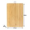 RSINC Premium Wooden Cutting Board | Durable Kitchen Chopping Board with Steel Hanging Hook for Fruits & Vegetables  Steel Hook Brown