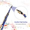 Btuty Brass Straight Soprano Sax Saxophone Bb B Flat Woodwind Instrument for Student Beginner