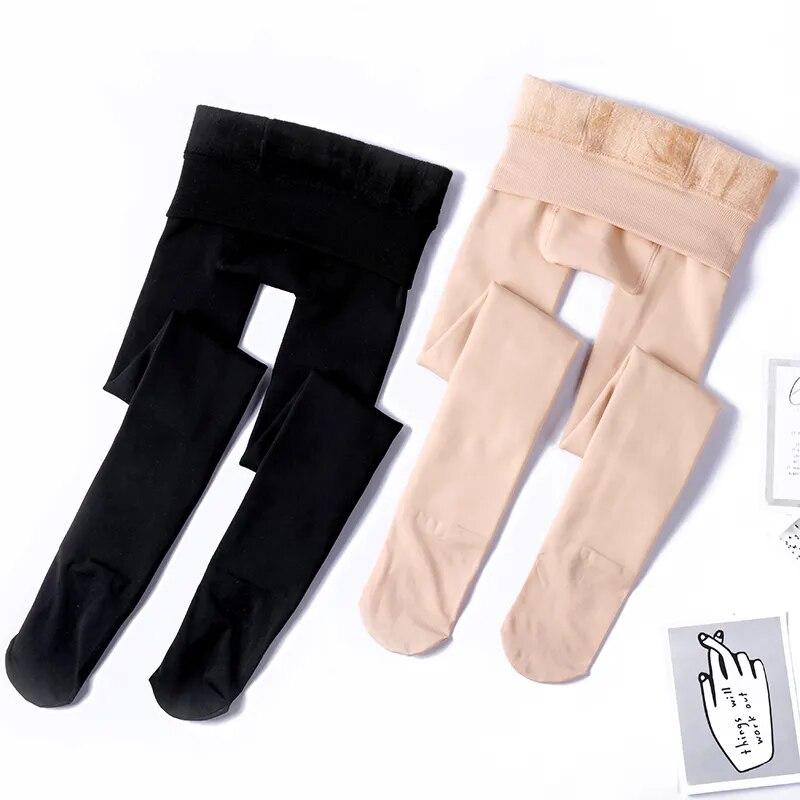 Winter Thickened Leggings Women Autumn Casual Warm Solid High-waist Fashion Slim Long Pants Ladies Elastic Waist Trousers 29403