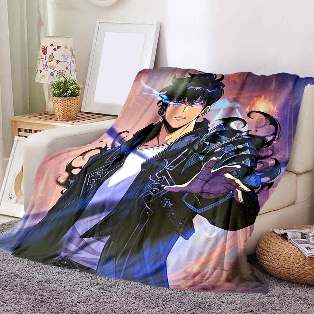 1 ks Flanelová deka s kresleným potiskem, Vysoce kvalitní, Pohodlná pro všechna roční období, Domácí dekorace, Teplo a pohodlí, Perfektní jako vánoční dárek k narozeninám