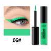 Kühler schwarzer Eyeliner Farbiges Eyeliner-Stift Wasserdichter, ölbeständiger und wischfester matter Eyeliner
