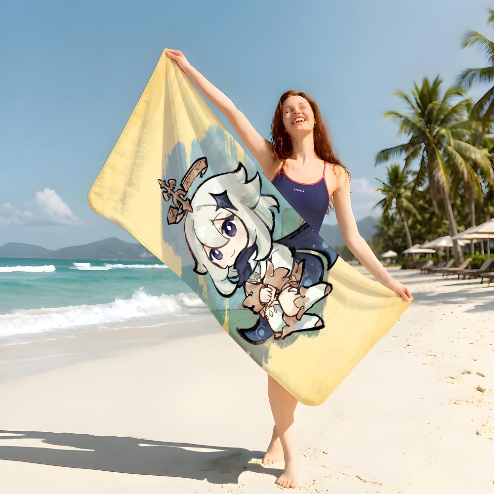 Game G-Genshin I-Impact Towel Beach Blanket Towel For Travel Gym Shower Luxury Lightweight Camping Pool hot