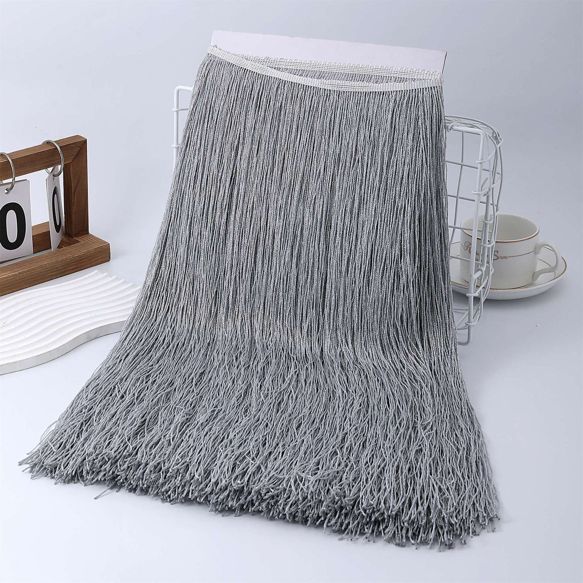 

50 см Золотой Полиэстер Бахрома Ряд Борода Латинское Танцевальное Платье Декоративное DIY Платье Бахрома Кружево Аксессуар для Одежды