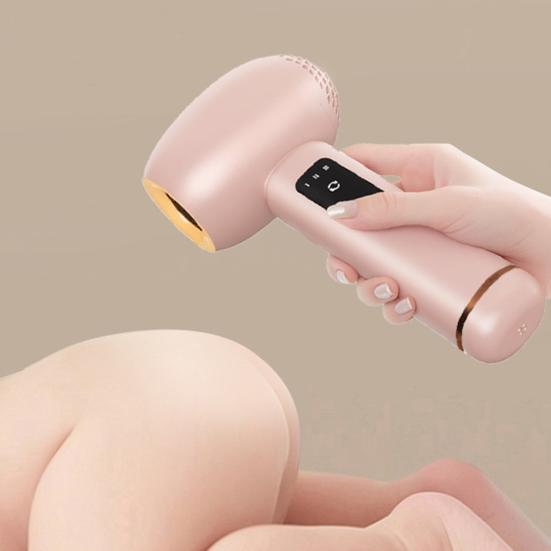 Kabelloser Haartrockner mit Ladestation 3-stufig einstellbarer Mini-Haartrockner USB-wiederaufladbar Sanfter Luftstrom Tragbarer Reise-Elektro-Föhn