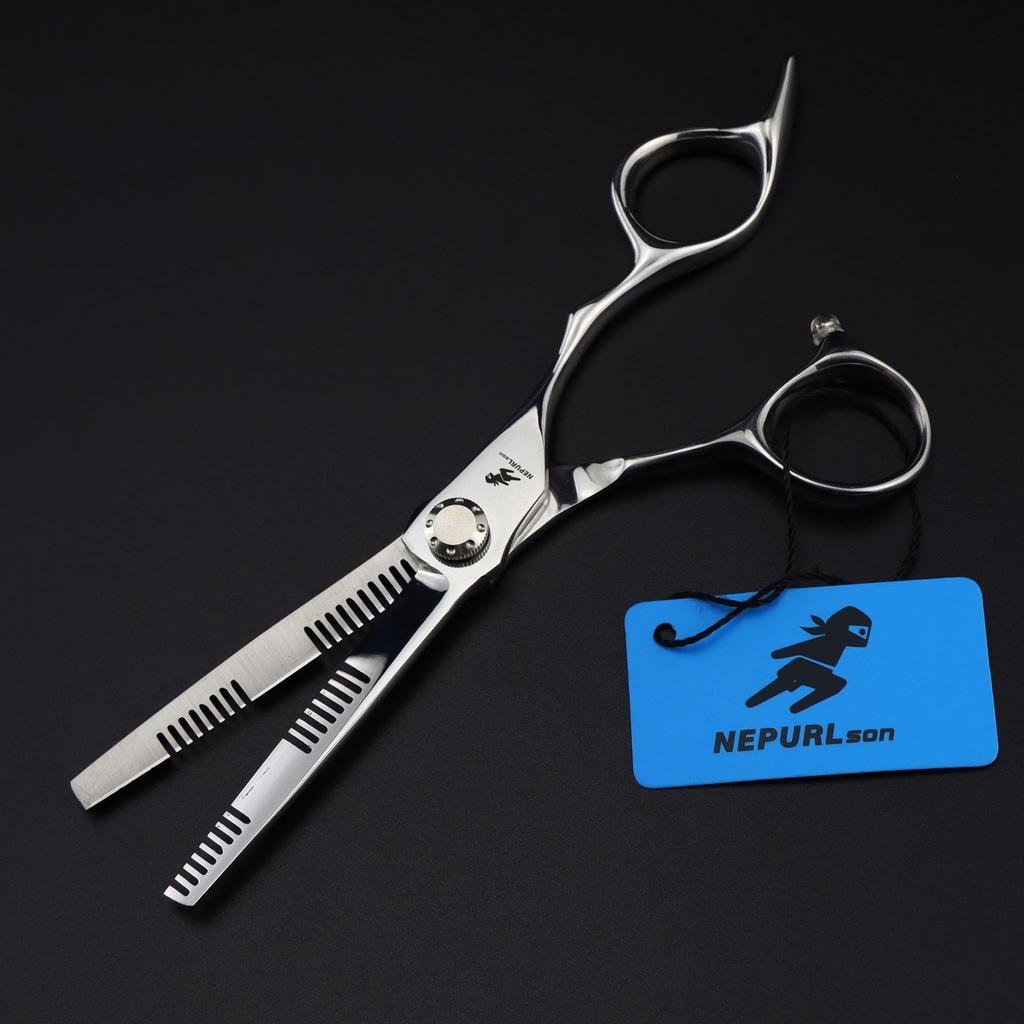 6.0 Inch Xc-13 Nepson, Non-Marking Double-Sided Teeth, Hair Scissors, Hair Scissors, Tooth Scissors, Thin Scissors, Double