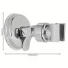 Shower Holder, 360°Adjustable Self-adhesive Shower Head Stand Bracket Suction Cup Holder Bathroom Accessories