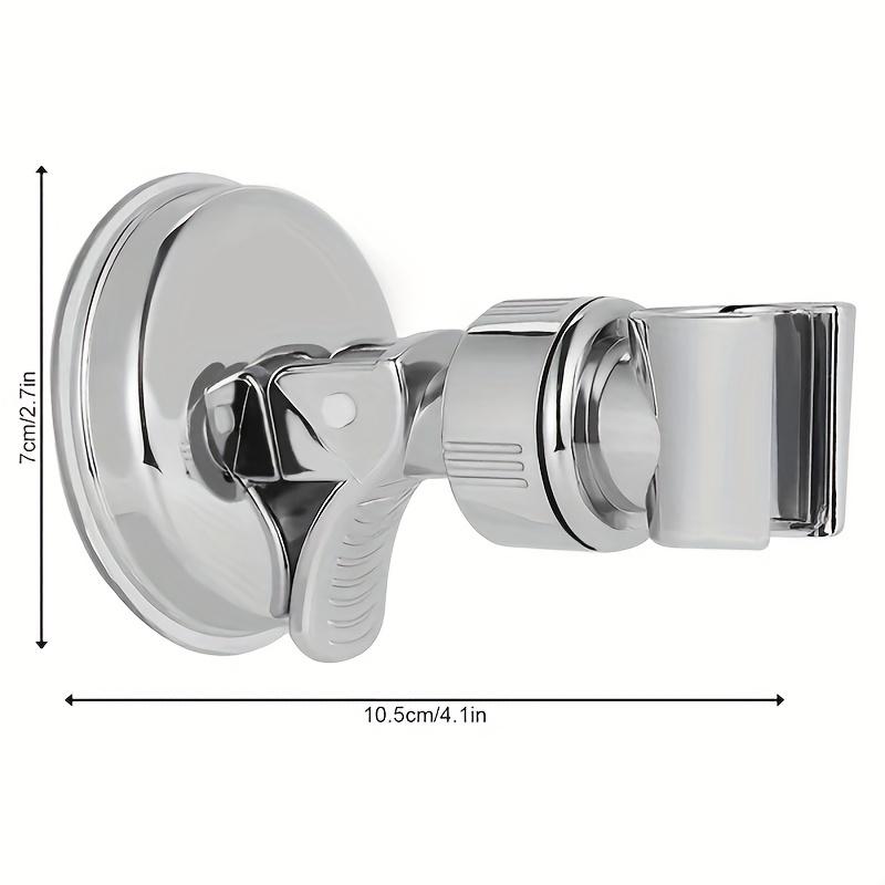 Shower Holder, 360°Adjustable Self-adhesive Shower Head Stand Bracket Suction Cup Holder Bathroom Accessories