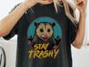 Stay Trashy Possum Vintage Shirt - Trash Opossum Retro Tee, Street Cats Fans Gift, Funny Trash Cat T-Shirt, Grim Possum Lovers Gift T