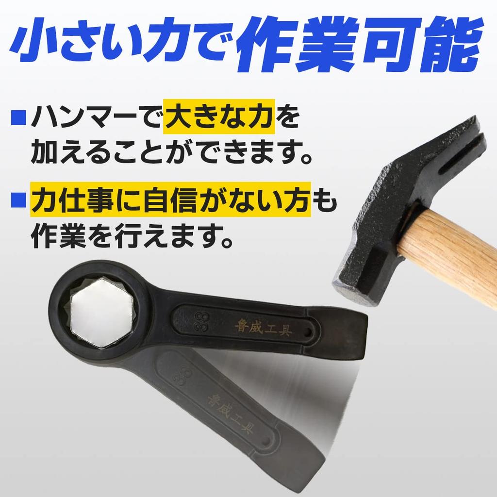 dodtazz Impact Open End 38mm Box Wrench Wrench, Wrench, Spanner, (38mm)