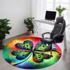 1pc Music Notes Office Round Area Rug, Indoor Mat Suitable ForOffice, Under Office Chairs Bedroom Living Room Home Decor T221